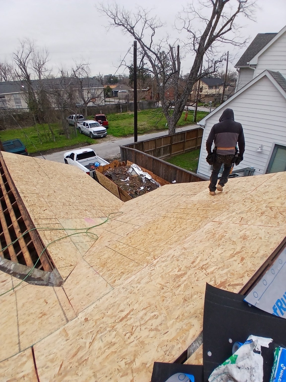 Decking / framing in progress