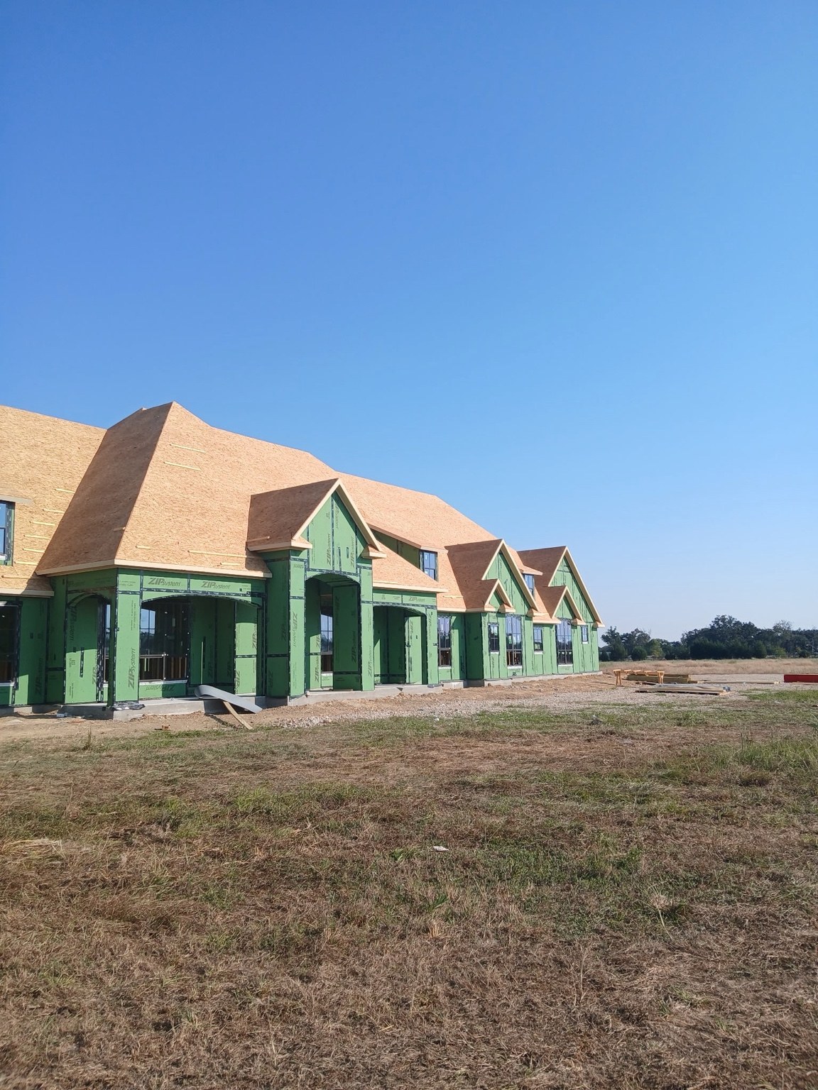 Large house under construction